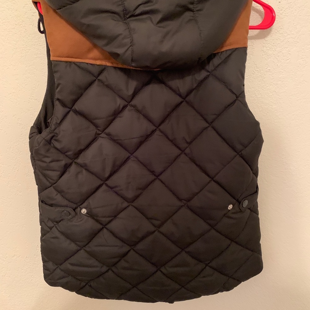 Dark Green Hooded Vest
